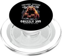 Grizzly 399 Bear Lovers Queen of The Tetons National Park PopSockets PopGrip pour MagSafe