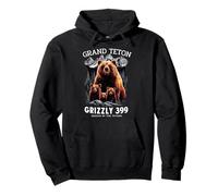 Grizzly 399 Bear Lovers Queen of The Tetons National Park Sweat à Capuche