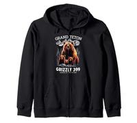 Grizzly 399 Bear Lovers Queen of The Tetons National Park Sweat à Capuche