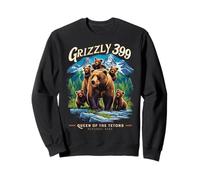 Grizzly 399 Bear Lovers Queen of The Tetons National Park Sweatshirt