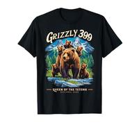 Grizzly 399 Bear Lovers Queen of The Tetons National Park T-Shirt