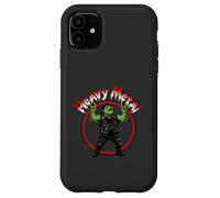 Grizzly Bear Monster Heavy-Metal Rock Musique Metal Main en métal Coque pour iPhone 11