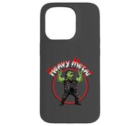 Grizzly Bear Monster Heavy-Metal Rock Musique Metal Main en métal Coque pour iPhone 15 Pro
