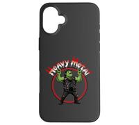 Grizzly Bear Monster Heavy-Metal Rock Musique Metal Main en métal Coque pour iPhone 16 Plus