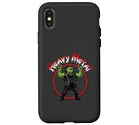 Grizzly Bear Monster Heavy-Metal Rock Musique Metal Main en métal Coque pour iPhone X/XS