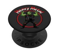 Grizzly Bear Monster Heavy-Metal Rock Musique Metal Main en métal PopSockets PopGrip Adhésif