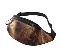 Grizzly Bear Sac banane imperméable pour homme et femme