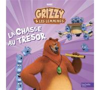 Grizzy et les Lemmings - La chasse au trésor Album broché - Hari - Hachette Jeunesse - broché - Album jeunesse