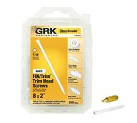 GRK 96060#8 x 2 FIN/Trim™ Vis à tête de finition - Blanc 100 pièces