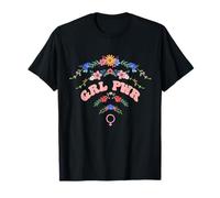GRL PWR Féminine Floral Empowerment Graphic T-Shirt