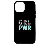 GRL PWR Power Girl Empowerment Cute Floral Pattern Artwork Coque pour iPhone 12 Mini