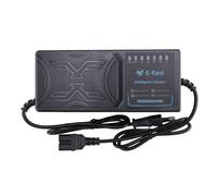 Grnlucja 48V 20AH Chargeur de VéHicule éLectrique 7 Affichage de la LumièRe Affichage de la Puissance Protection Contre Les Fuites de Courant/Impulsion ComplèTe Prise EuropéEnne