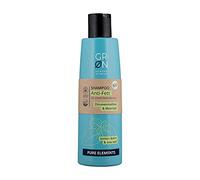 GRNShades of Nature [Green] Shampooing Cosmétique Bio Anti-Gras - Sel de Mer et Mélisse Biologique - pour Cheveux Gras Rapides - Végétalien, 250 Ml
