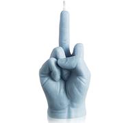 GROBRO7 Bougie Doigt du Milieu Parfum Pastel Danois Décoration de Chambre Cire de Soja Naturelle Pin Bâtons d'encens Aromathérapie Gesture Bougies pour Bureau Festival Fête Cadeau de pendaison (Bleu)