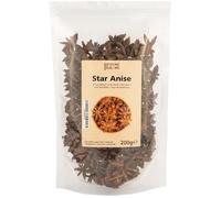 Grocer Planet - Anis Étoilé Entière (200g) | Naturel | Intense et Parfumé | Vegan Friendly | Sans OGM | Pour des recettes sucrées et salées