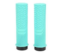 Grochebar de vélo Grips durement portant un verrouillage unique sur une augmentation anti-aslip (Bleu)