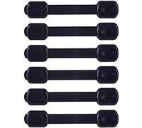 GROCKSTR Verrou de SéCurité pour Enfants - Serrure Antiseptique pour Armoire avec AdhéSif - RéGlable avec Loquet Aux Armoires, Tiroirs, Etc.