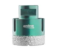 GRÖNE Scie Cloche - Grès Cérame - Grain de Diamant - Universel - Haute Résistance Au Ternissement - Grain de Diamant - Structure Durable - 6mm