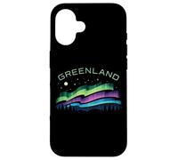 Groenland Aurore boréale Nuuk Arctic Aurora Scène Vacances Coque pour iPhone 16