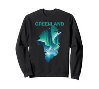 Groenland Aurore boréale Nuuk Arctic Aurora Scène Vacances Sweatshirt