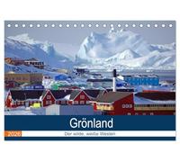 Grönland - Der wilde, weiße Westen (Tischkalender 2026 DIN A5 quer), CALVENDO Monatskalender: Eine winterliche Reise durch einige der spektakulärtsten Plätze Westgrönlands