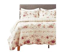 Groenland Home Vintage de Roses Couette Ensembles King Multicolore