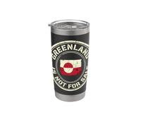 Groenland n'est pas à vendre Gobelet isotherme en acier inoxydable double paroi
