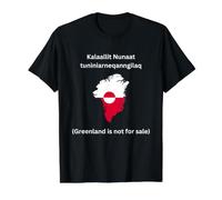 Groenland n'est Pas à Vendre T-Shirt Graphique avec Valeur