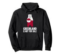 Groenland Not for Sale Groenland Flag Bear Tee Greenlanders Sweat à Capuche