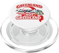 Groenland Not Greedland Anti-Exploitation Souveraineté PopSockets PopGrip pour MagSafe