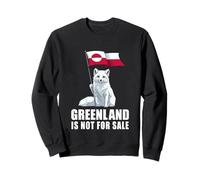 Groenland Pas à Vendre Drapeau Groenland Fox Groenlanders Sweatshirt