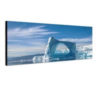 Groenland wisberg 150 x 50 cm écran large comme panoramique sur toile et châssis prêt à suspendre - Nos Écran large comme panoramaer sur toile offrent ungewöhnlichen formats et le très détaillées pression en jusqu'à 100 Mega Pixels Panorama Photos. garantir nos images d'une Superbe image Impression, en haute résolution couleurs lumineuses et des détails précis. En Allemagne, qualité