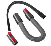 GROFIS Lot de 4 Raccord de Remplacement Accessoires avec Embout Flexible, Rallonge Tuyau Extensible, Fermeture de Commutateur et Adaptateur pour Dyson V15 V11 V10 V8 V7 Aspirateur