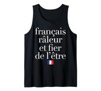 Grognon Humour Râleur Français Fier De L'Être Débardeur