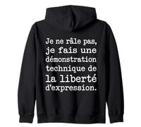 Grognon Humour Râleur Liberté D'Expression Sweat à Capuche