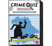Groh Crime Quiz - Weiß-Blaue Mords-Geschichten und Verbrechen: 50 kriminell passionnant Fragen und Antworten | True-Crime-Ratespiel mit 50 Quiz-Karten in stabiler Box