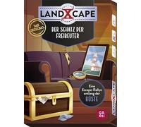 Groh LandXcape - Der Schatz der Freibeuter : Eine Escape-Rallye entlang der Küste Von Nord- & Ostsee | Mehrfach spielbares Escape Game mit 50 Karten für Kinder AB 12 und Erwachsene