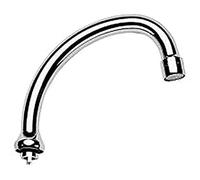 GROHE 13076000 7822153 Bec tournant avec mousseur/évacuation inclinable 144 mm Chromée