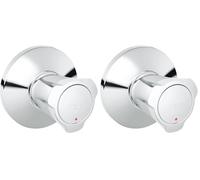 GROHE 19855001 Costa Robinet d'arrêt (Lot de 2)