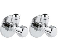 GROHE 22031000 Robinet d'arrêt 1/2" (Lot de 2)