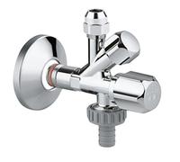 Grohe WHAT Vanne d'angle combiné 22036000 chromé , 1/2 ", auto-étanche