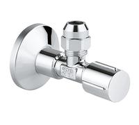 Grohe 22037000 Robinet d'équerre 1/2" Pièce Détachée, Chrome (Lot de 6)