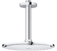 GROHE 26063000 Rainshower Cosmopolitan Metal Ensemble pommeau de Douche monojet, Technologie Ecojoy, Chrome, ø 210 mm,