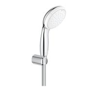 Grohe Tempesta 100 ensemble de bain 26164001 chromé , avec support de douche mural, 2 types de jets