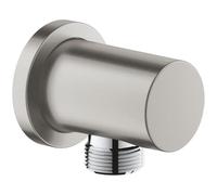 Industrial Quality Supplies Grohe Coude mural Rainshower 1/2", rosace ronde, supersteel Quantité:1