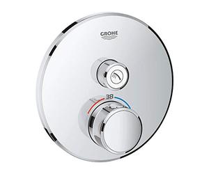 GROHE 29118000 Façade Thermostatique pour Installation, Chrome