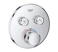 GROHE Grohtherm SmartControl - Façade pour mitigeur thermostatique pour 2 sorties chrome