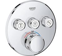 Grohe 29121000 Grohtherm Smartcontrol Thermostatique pour Installation Encastrée 3 Sorties, Chrome