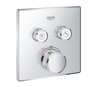 GROHE 29124000 Grohtherm SmartControl Thermostatique pour Installation encastrée 2 Sorties, Chromé