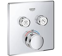 GROHE 29124000 Grohtherm SmartControl Thermostatique pour Installation encastrée 2 Sorties, Chromé
